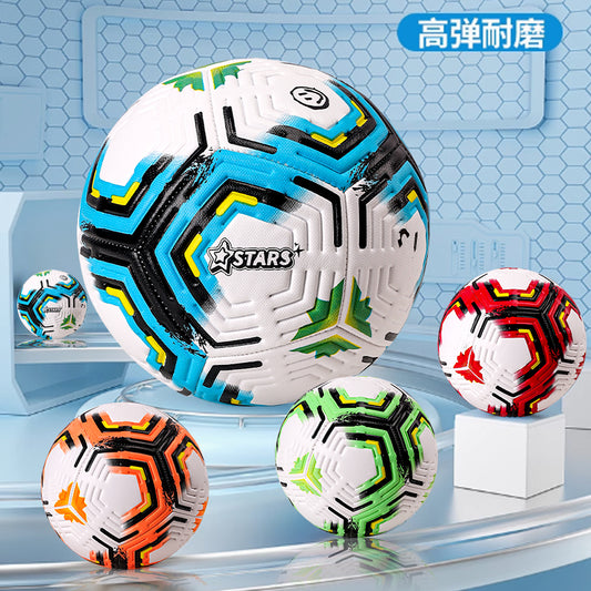UEFA Champions League World Cup Football Seamless Hot Bonding No. 4 and No. 5 Children, Students, Adults Match Football Gift Giving