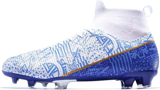 Unisex-Adult Soccer Cleats Tacos de Futbol para Hombre Lightweight Futsal Training Football Shoes for Big Boys