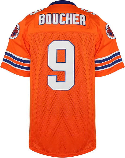Phoneutrix Bobby Boucher #9 The Waterboy Adam Sandler Movie Mud Dogs Bourbon Bowl Football Jersey