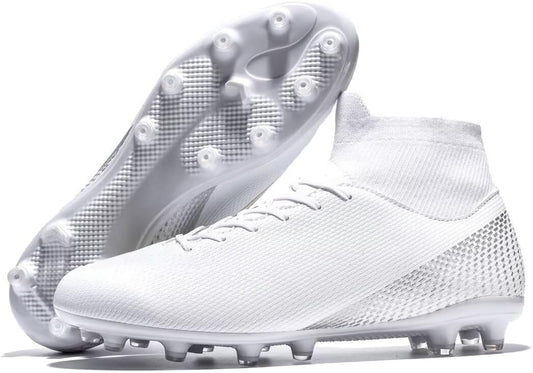 Men’s Soccer Shoes Cleats Professional High Top Breathable Training Sneakers