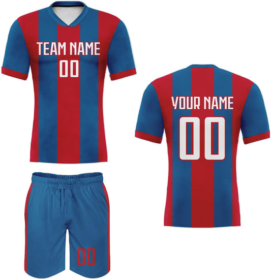 Custom 2025 Soccer Jersey Set Personalized Name Number Sports Uniforms Shirts Shorts for Men Women Youth Fans Apparel Gifts