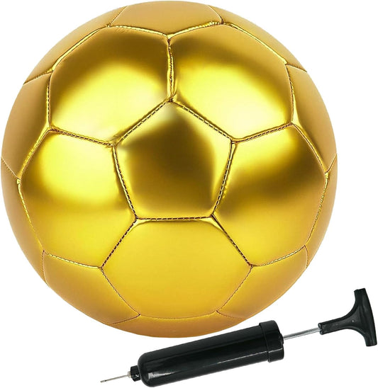 Soccer Ball Size 3 4 5 DIY Craft Boys Girls Adults Birthday Gift with Pump Needle Training Practice